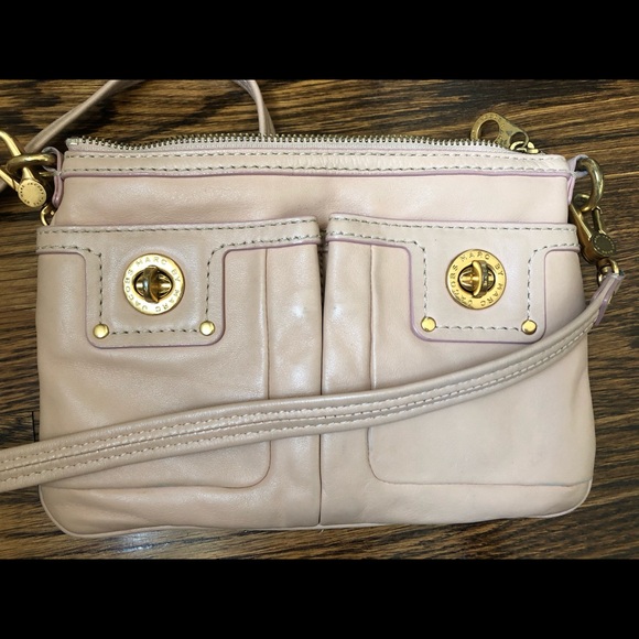 Marc by Marc Jacobs Crossbody Leather Pink Bag - Picture 5 of 6